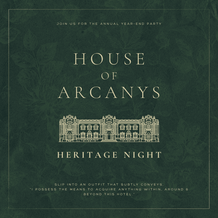 House of Arcanys: Heritage Night